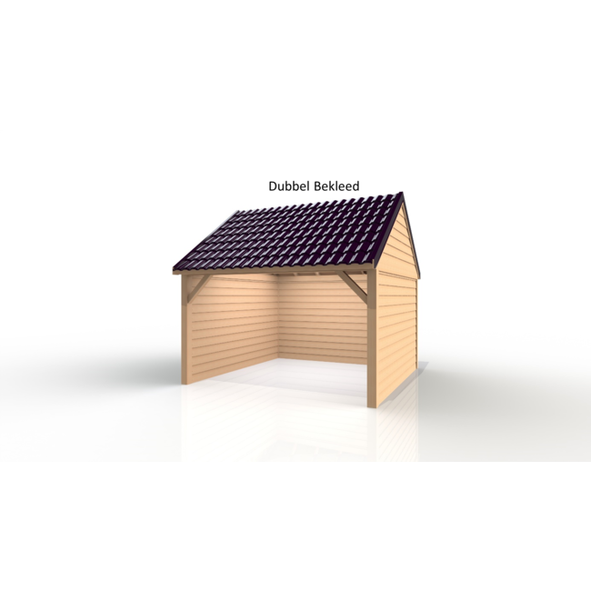 Douglas overkapping met puntdak 400x350 cm | 4x3,5 m
