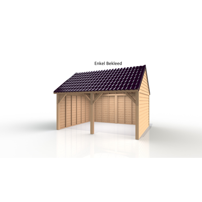 Douglas overkapping met puntdak 500x350 cm | 5x3,5 m