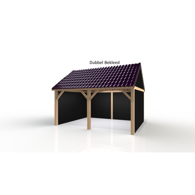 Douglas overkapping met puntdak 500x350 cm | 5x3,5 m