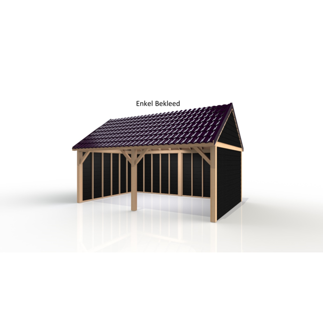 Douglas overkapping met puntdak 600x350 cm | 6x3,5 m