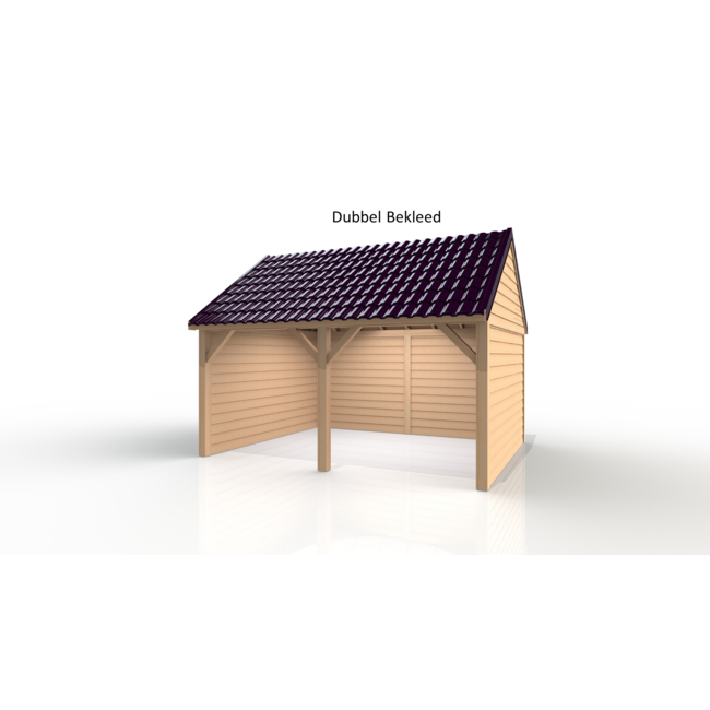 Douglas overkapping met puntdak 500x300 cm | 5x3 m