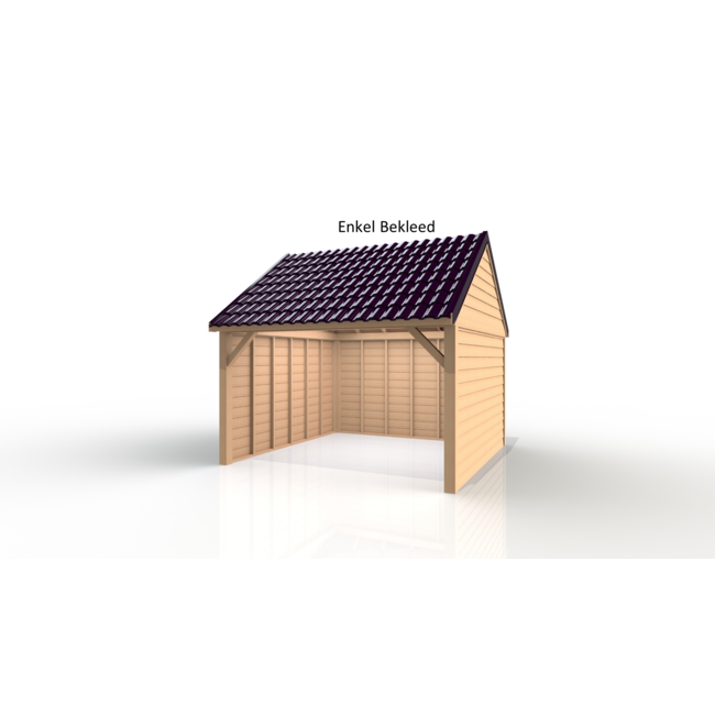 Douglas overkapping met puntdak 400x300 cm | 4x3 m