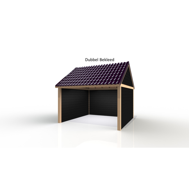 Douglas overkapping met puntdak 400x300 cm | 4x3 m