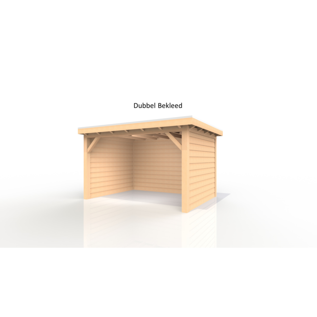 Douglas Overkapping 400x400 cm / 4x4 m | Bouwpakket | Robuust