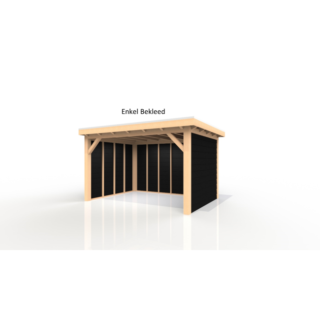 Douglas Overkapping 400x350 cm / 4x3,5 m | Bouwpakket | Robuust