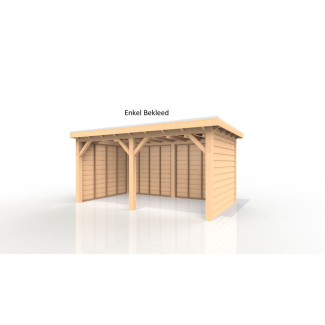Douglas Overkapping 500x350 cm / 5x3,5 m | Bouwpakket | Robuust