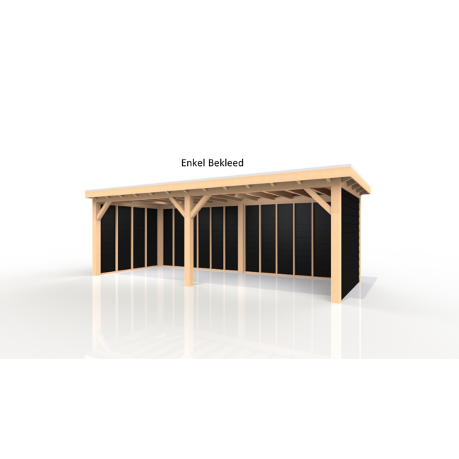Douglas Overkapping 700x350 cm / 7x3,5 m | Bouwpakket | Robuust
