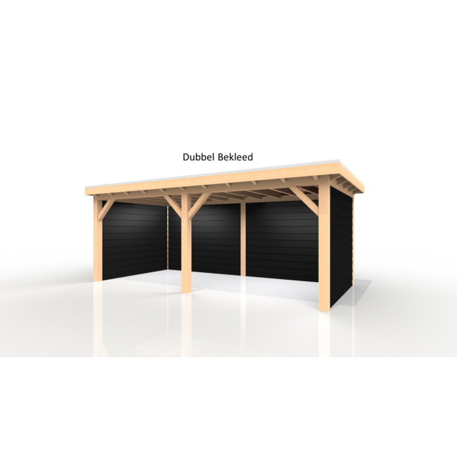 Douglas Overkapping 600x250 cm / 6x2,5 m Bouwpakket | Robuust