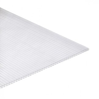 Van Gelder Hout Polycarbonaat Plaat 16 mm  Helder | Kanaalplaat | Dakplaat