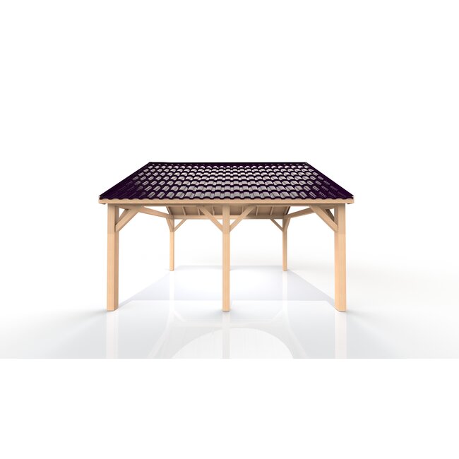 Douglas overkapping met puntdak 500x400 cm | 5x4 m