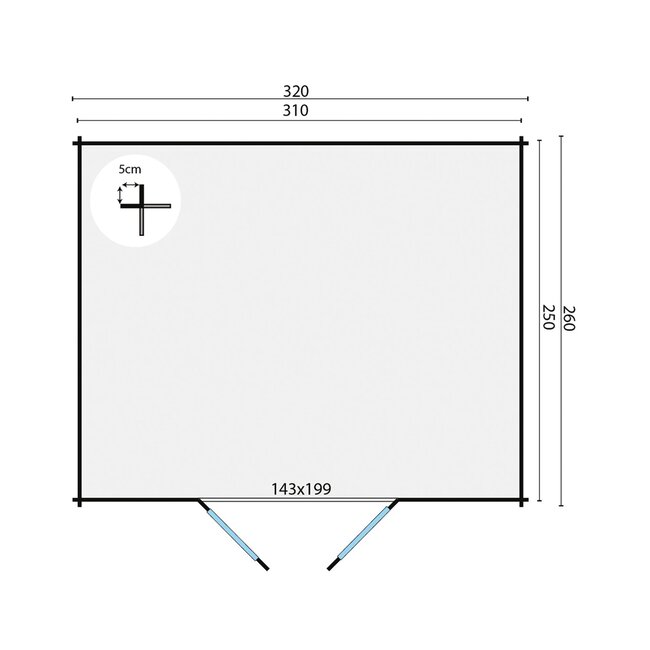 Blokhut Hypermodern | Modern Tuinhuis