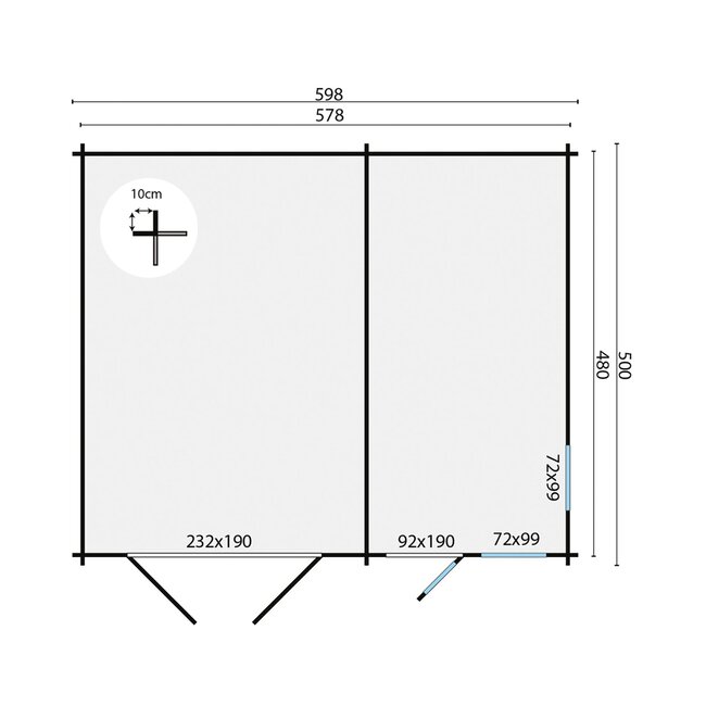 Garage Moa | Prefab Garage met Schuur
