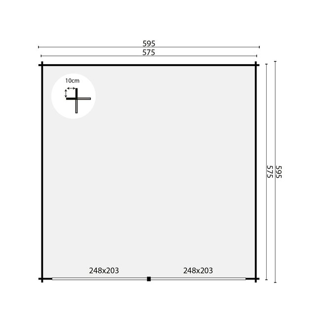 Garage Kapschuur Nysse | Prefab Garage Bouwpakket