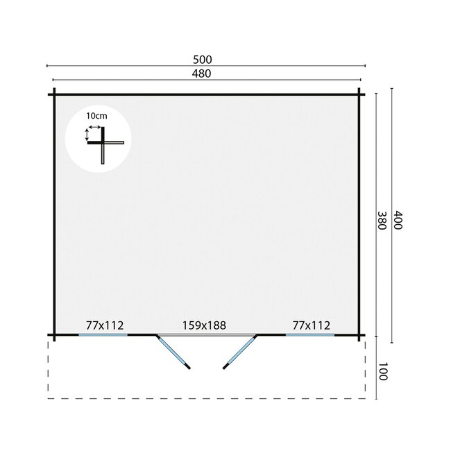 Blokhut Viggo | Ruim Tuinhuis