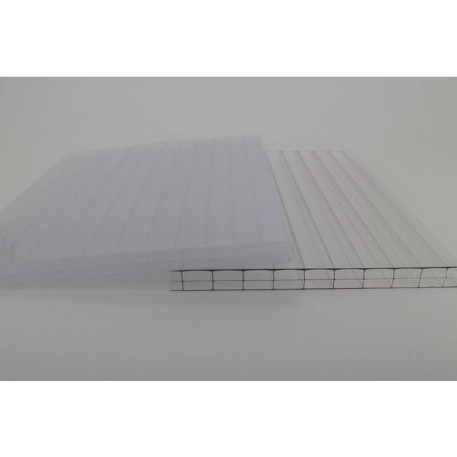 Polycarbonaat Plaat 16 mm Opaal | Kanaalplaat | Dakplaat