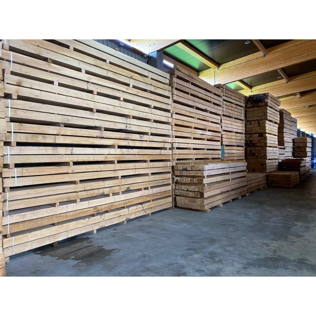 Eiken Balk 150x150 mm (15x15 cm) Fijnbezaagd