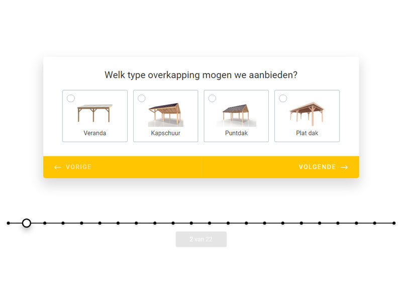 Offerte overkapping aanvragen? Start hier uw offerte aanvraag!