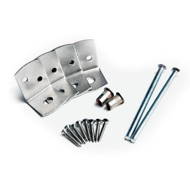 Betonpaal met diamantkop | Hout beton schutting systeem | Wit / Grijs