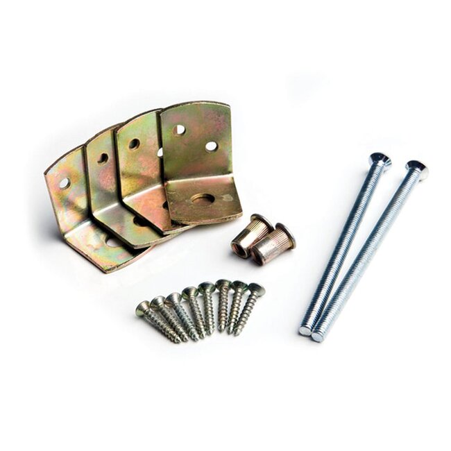 Betonpaal met diamantkop voor 2 motiefplaten | Hout beton schutting systeem | Wit / Grijs