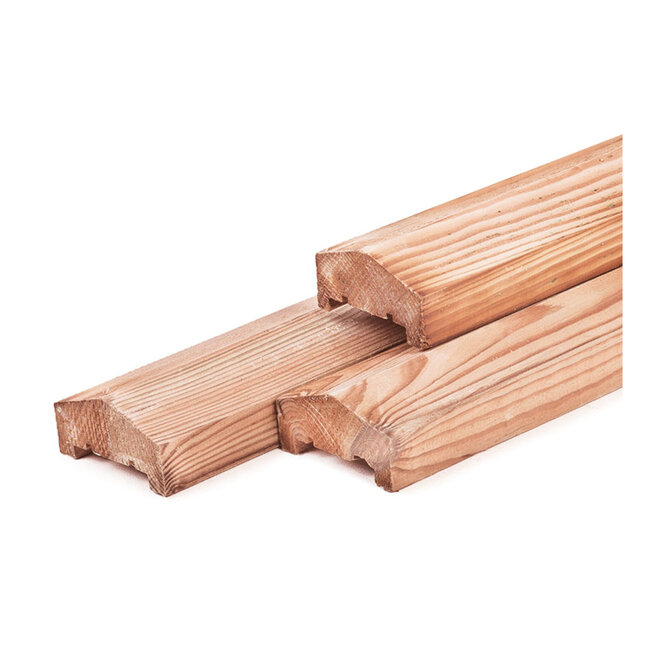 Betonpaal met diamantkop voor 2 motiefplaten | Hout beton schutting systeem | Antraciet