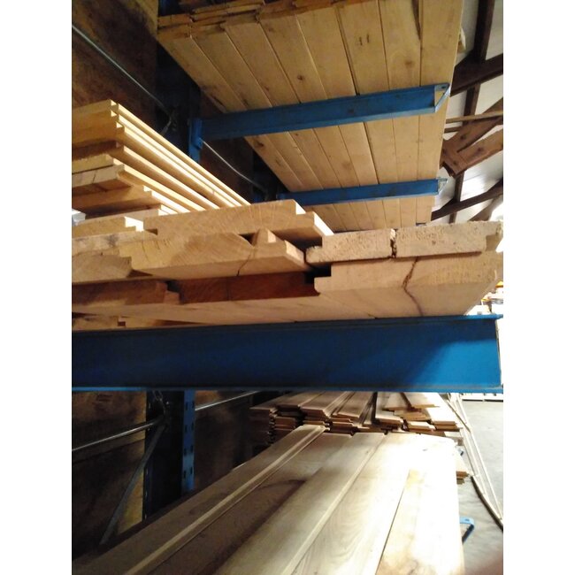 B-KEUS Eiken Halfhouts vellingdeel / Eiken dakbeschot Extra breed