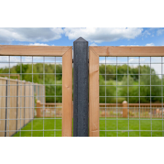 Gaaselement met Lariks Douglas Houten Kader 180x90cm