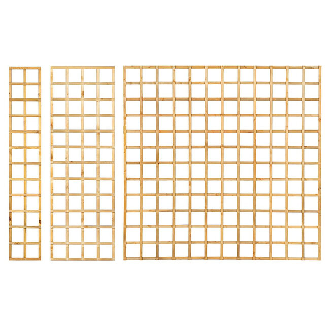 Trellis recht | Geïmpregneerd grenen | Diversen maten