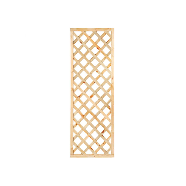 Trellis diagonaal met rechte lijst | Geïmpregneerd grenen | Diverse maten