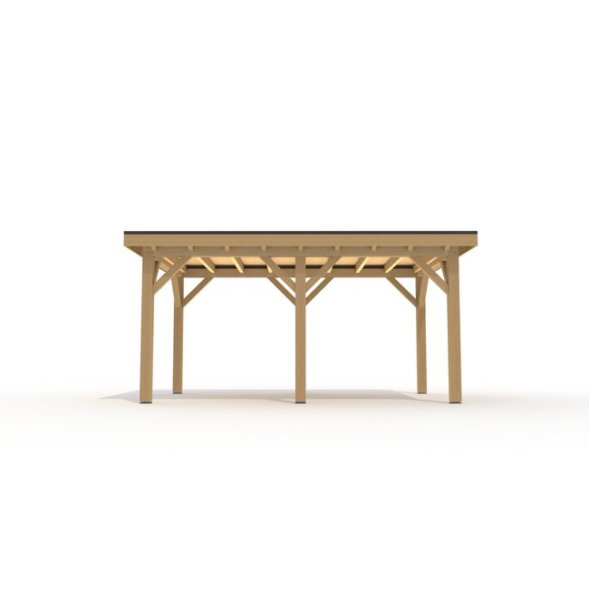 Eiken Overkapping Robuust Bouwpakket | 500x300 cm | 5x3 m