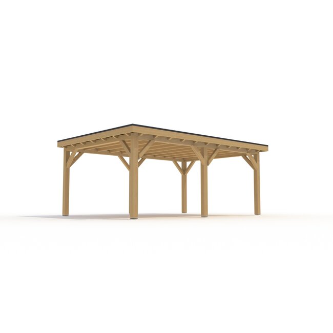 Eiken Overkapping Robuust Bouwpakket | 600x400 cm | 6x4 m