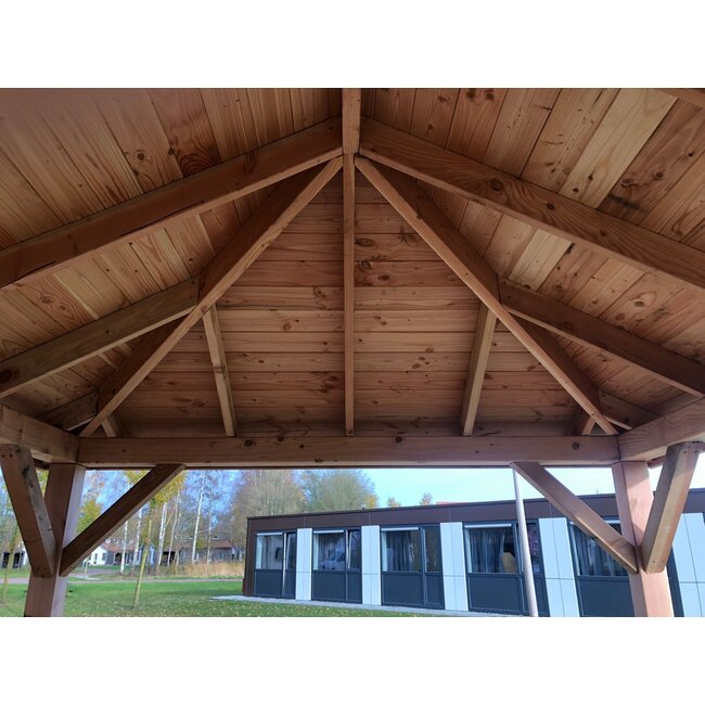 Douglas prieel met schilddak Dronten