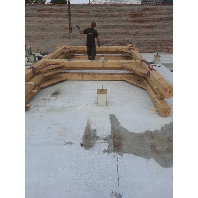 Eiken maatwerk gebint Zalk