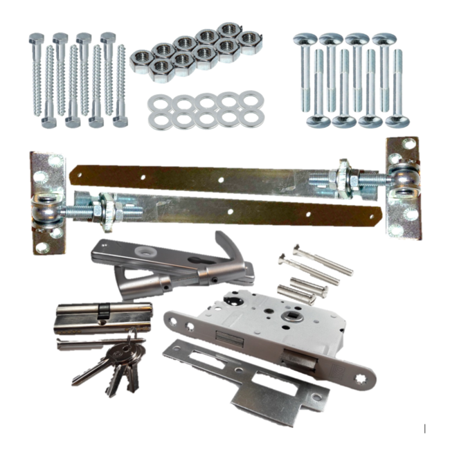 Dichte deur met douglas kozijn XXL extra breed