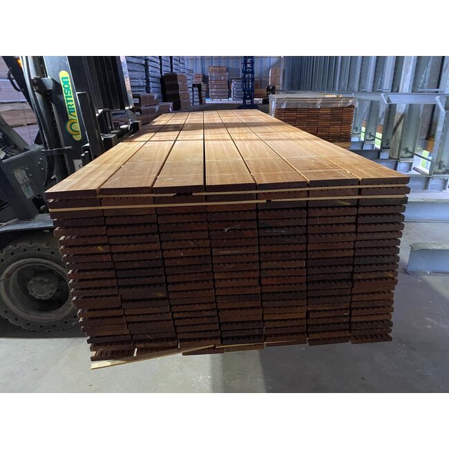 Bankirai Vlonderplanken 21x145mm | Hardhouten Vlonderplank