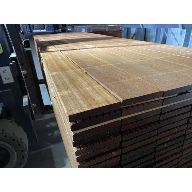 Bankirai Vlonderplanken 21x145mm | Hardhouten Vlonderplank