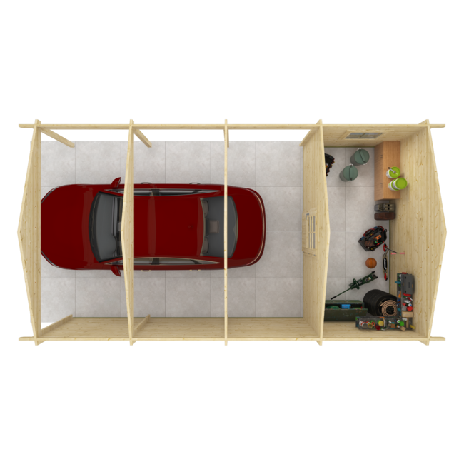 Carport Ever | Carport Bouwpakket met Berging