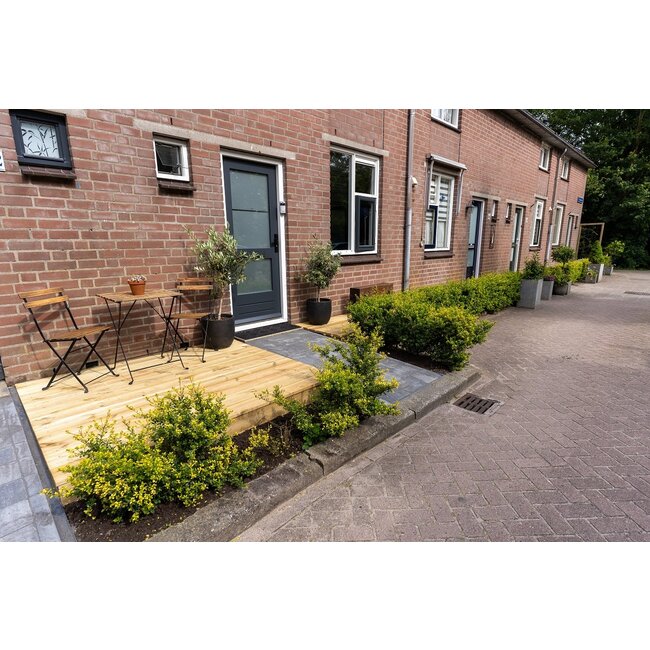 Geïmpregneerde Vlonderplanken | Grenen Vlonderplank 28x145mm (2.8 x 14.5 cm) Groen geïmpregneerd