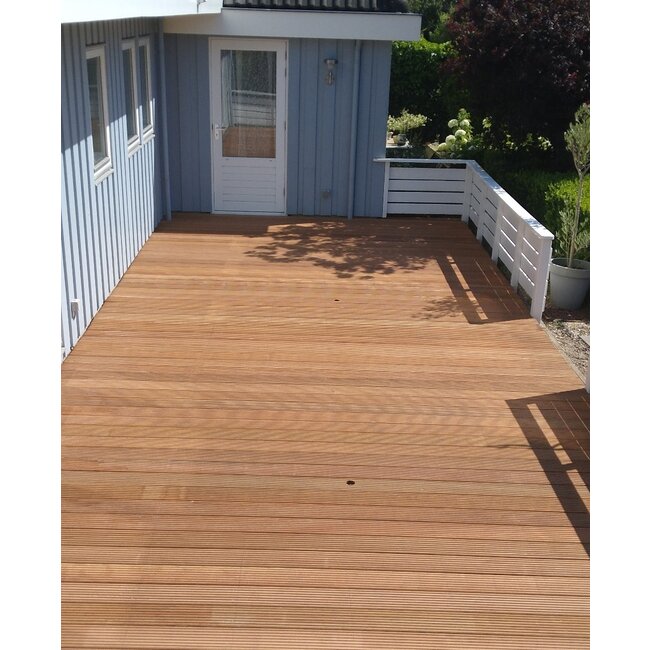 Bankirai Vlonderplanken 21x145mm | Hardhouten Vlonderplank