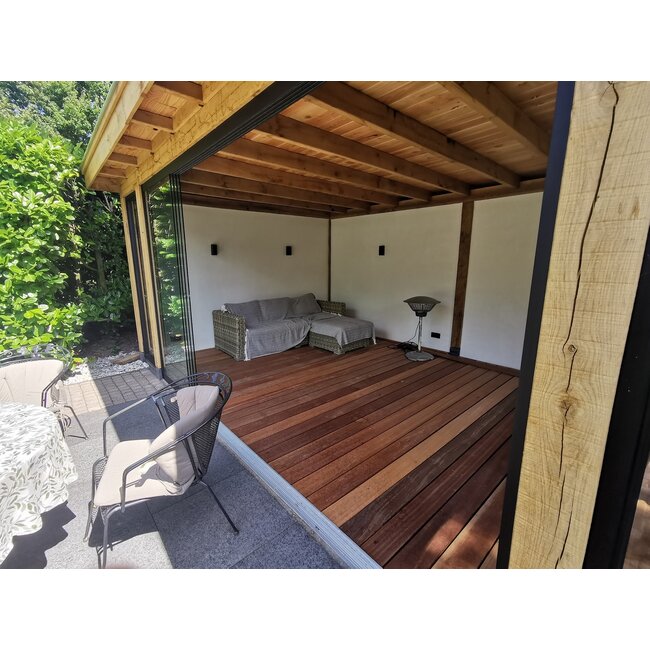 Bankirai Vlonderplanken 21x145mm | Hardhouten Vlonderplank