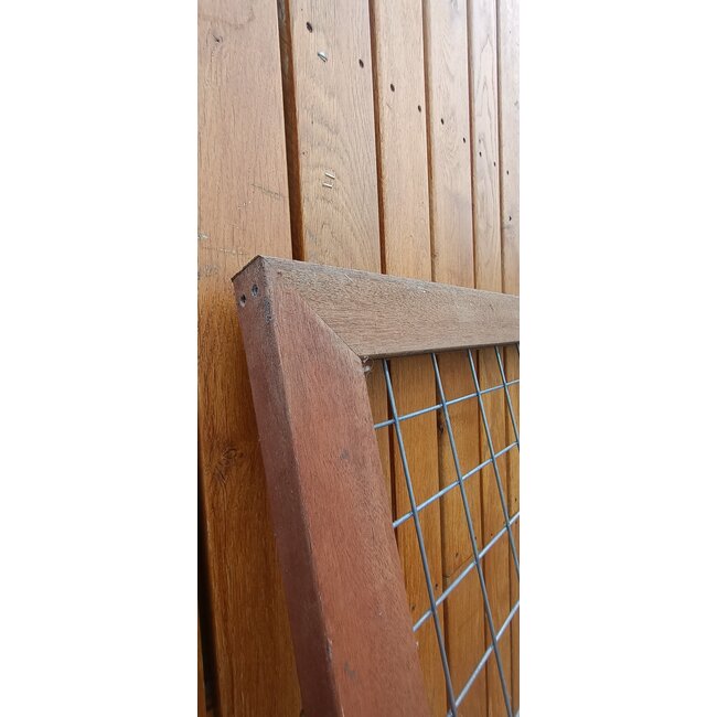 Gaaselement met kader | H180xB90cm | Onbehandeld hardhout | Winkel Actie