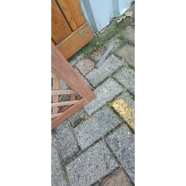 Trellis diagonaal met lijst | Onbehandeld hardhout | Winkel Actie