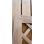 Trellis diagonaal met lijst | Onbehandeld hardhout | Winkel Actie