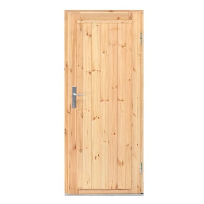 Vuren deur DL10 met kozijn | B83xH188cm