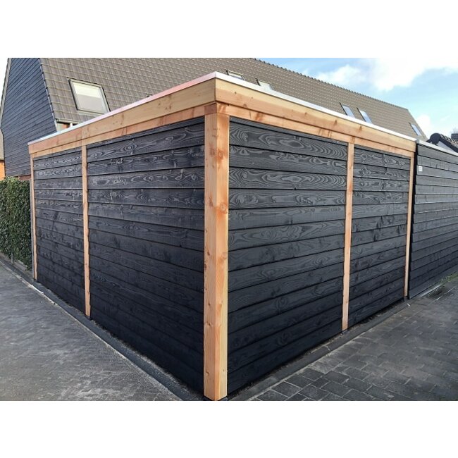 Douglas overkapping met platdak Epe