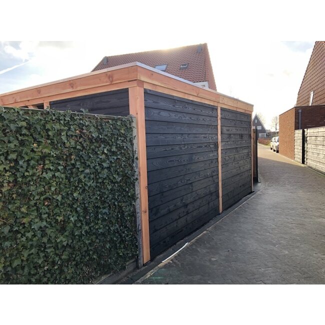 Douglas overkapping met platdak Epe