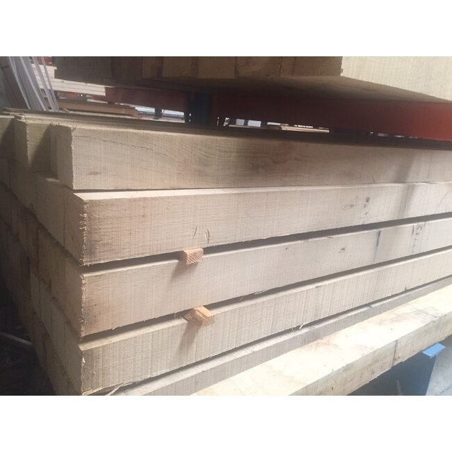 Eiken Palen 10x10 cm (100x100mm) | Fijnbezaagd