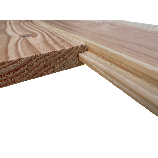 Douglas Blokhutprofiel 28mm | Blokhut Planken 2.8x19.5cm