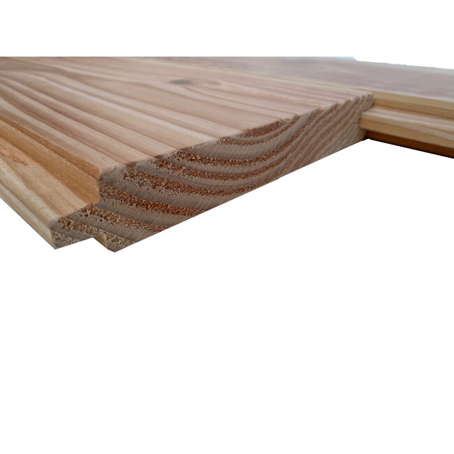 Douglas Blokhutprofiel 28mm | Blokhut Planken 2.8x19.5cm