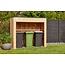 Red Class Wood containerberging Durbin 214 x 96 x 170 cm