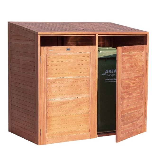 Hardhouten containerberging Dubbel